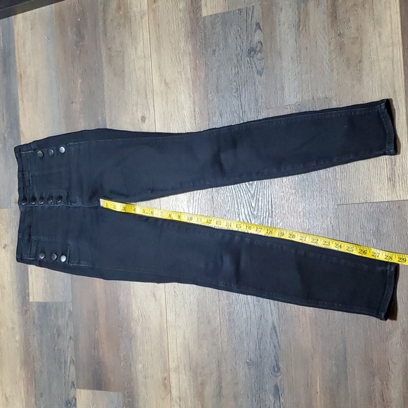J brand black denim high waist skinny button fly Natasha jeans - Picture 1 of 9
